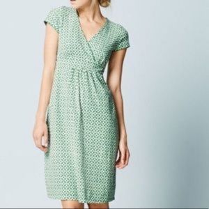Boden Green Mosaic Casual Day Dress Size 8